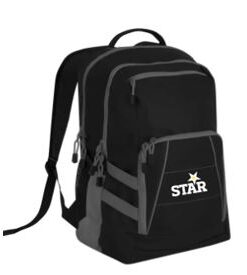 Varcity Back Pack - Black/Grey