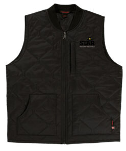 Black Quilted Vest