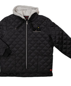 Black Hooded Freezer Jacket